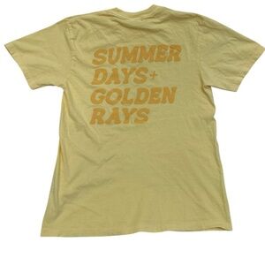 Summer Days Golden Rays Yellow Graphic Tee
